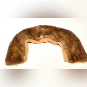 Vintage Genuine Mink Collar  Fur Ladies Lined Collar for Jacket or Coat